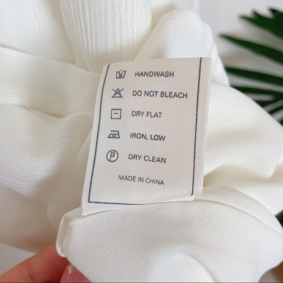 Bellenista Off White Blouse with Back Waist Tie - Picture 7 of 8